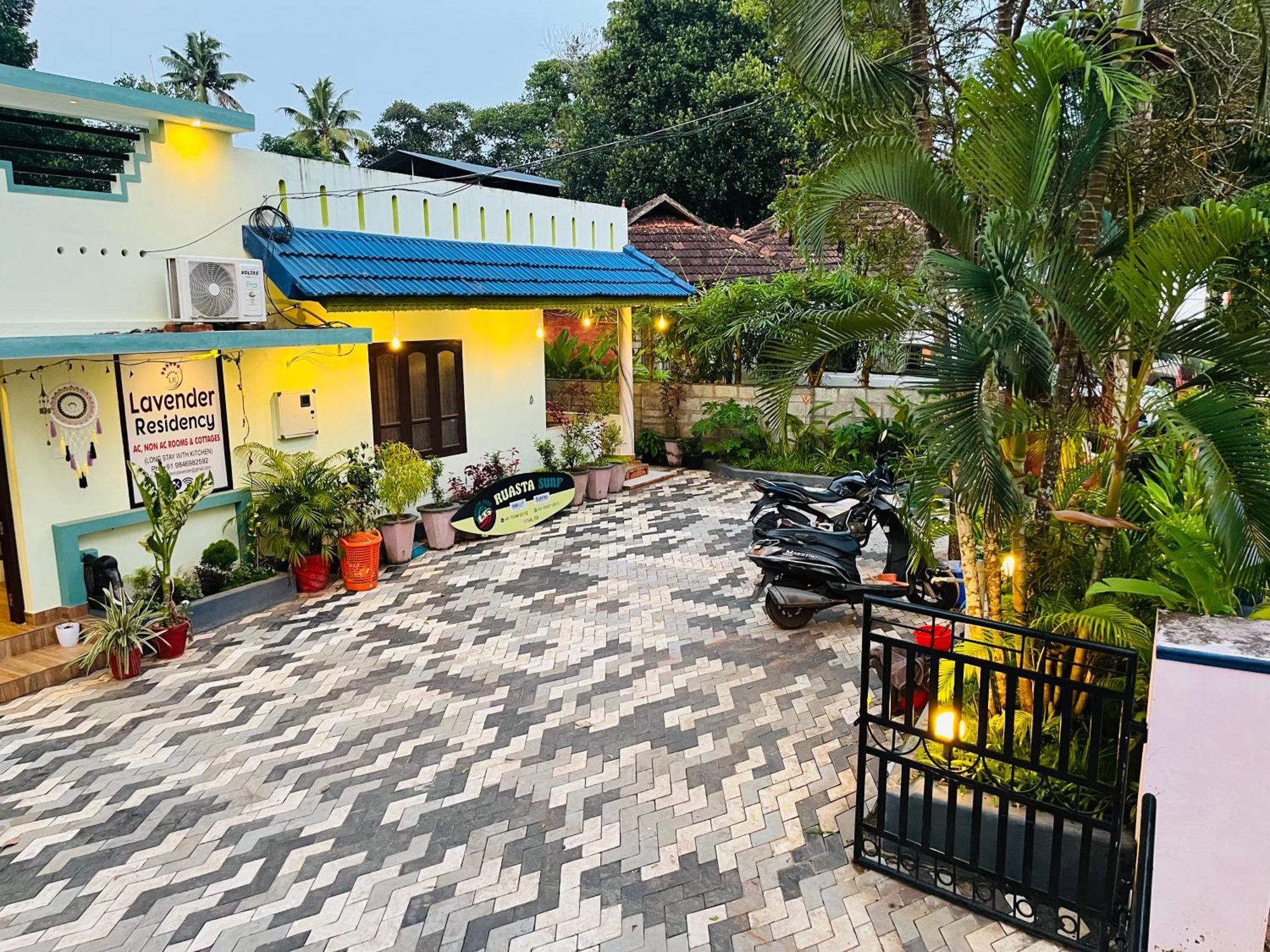 Lavender Residency Bed & Breakfast Varkala Bagian luar foto
