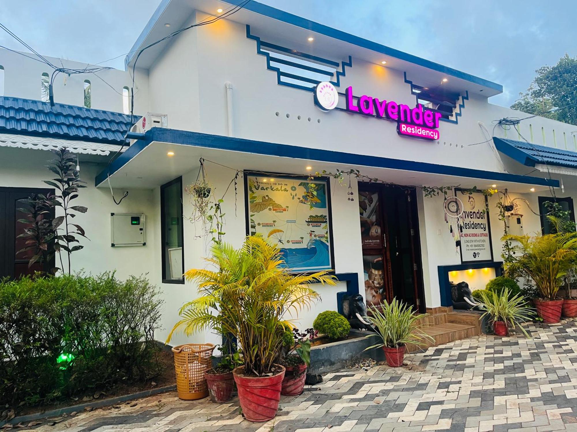 Lavender Residency Bed & Breakfast Varkala Bagian luar foto